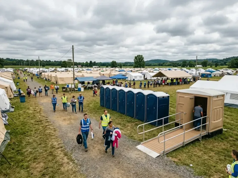 disaster-relief-camp-restrooms-010 — frequently asked questions, Dumpster & Portable Bathrooms Rental in Byrnes Mill, MO